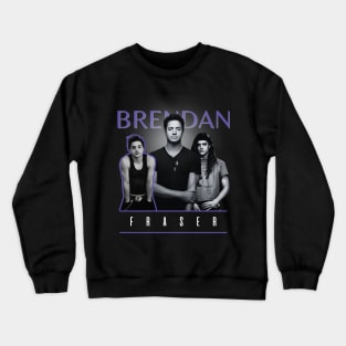 Brendan fraser +++ 90s aesthetic Crewneck Sweatshirt